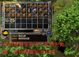 如何破解传奇天下至尊无限版,轻松称霸玛法大陆? 如何破解传奇天下至尊无限版,轻松称霸玛法大陆?