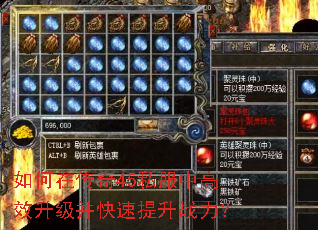 如何在传奇45私服中高效升级并快速提升战力? 如何在传奇45私服中高效升级并快速提升战力?
