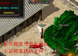 新开超变传奇私服战士如何单挑触龙神? 新开超变传奇私服战士如何单挑触龙神?